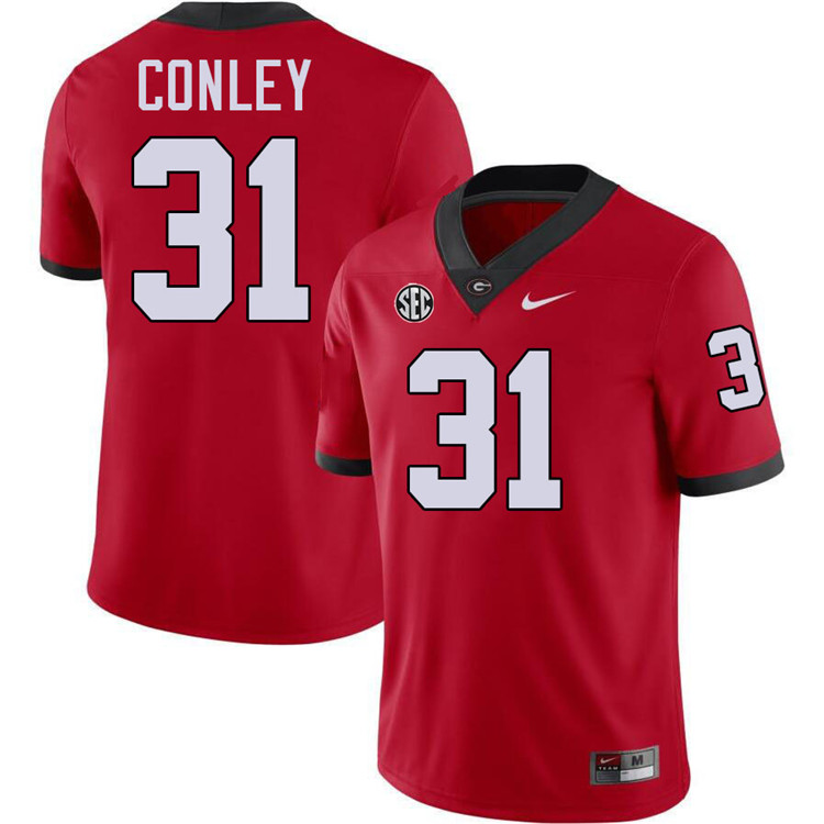 Chris Conley Georgia Jersey,University Of Georgia Bulldogs Football Jersey,Uniforms,Gears-Red